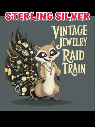 Vintage Jewelry Raid Train!! Sterling Silver!!