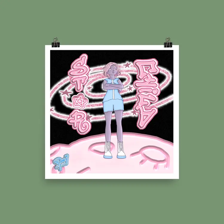 Star Child ꕤ Art Print | 8x8in