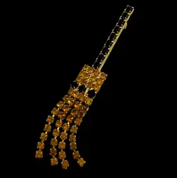 Bewitched Witches Broom Rhinestones 2"