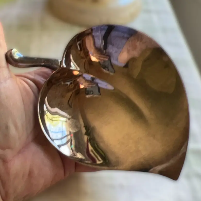 Vintage Silver Plate, Small Leaf Trinket Dish, FB Rogers, Silver Company