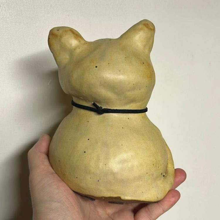 Handmade Pottery Cat