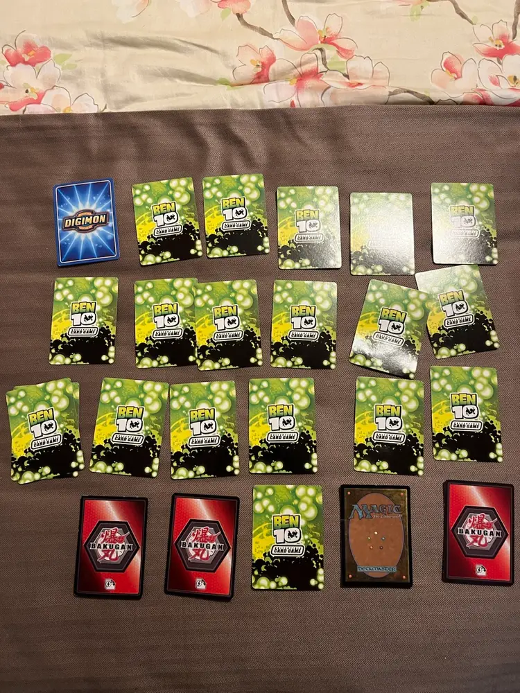 Miscellaneous Card Lot Ben 10,Yu-GI-oh, Crash Team Rumble