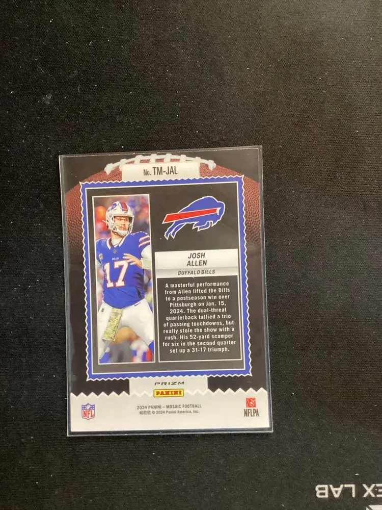 2024 Josh Allen Mosaic Silver Touchdown Masters PRIZM