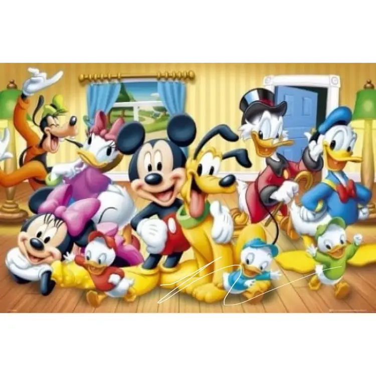 DISNEY MICKY AND FRIENDS 8.5x11 PHOTO PRINT ON HIGH QUALITY PAPER