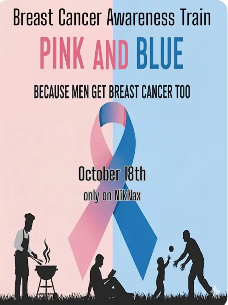 Pink & Blue Breast Cancer Awareness w/ Rediscovered Resells