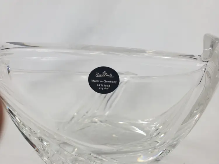 Vintage Rosenthal Exaltation 7" Trinket Dish 24% Lead Crystal