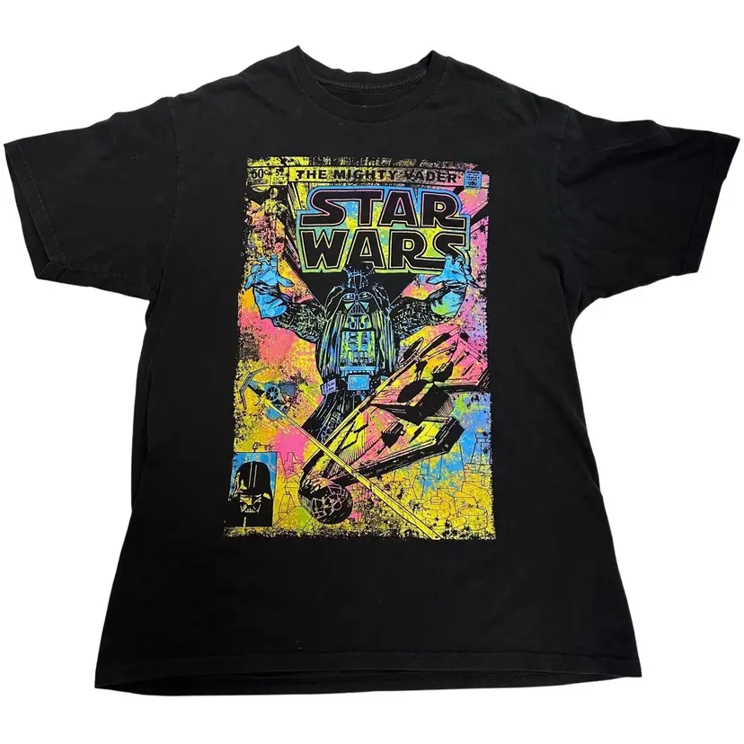 Star Wars Mighty Vader Comic T-Shirt - Men’s Large