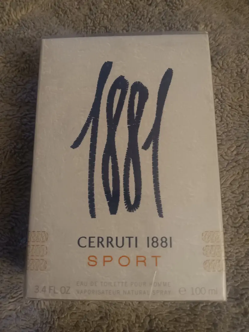 Cerruti 1881 Sport Pour Homme Eau de Toilette Spray 3.4 oz-100 ml New & Sealed