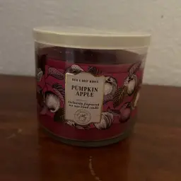 NEW Bath & Body Works PUMPKIN APPLE, 3 Wick CANDLE, 14 OZ