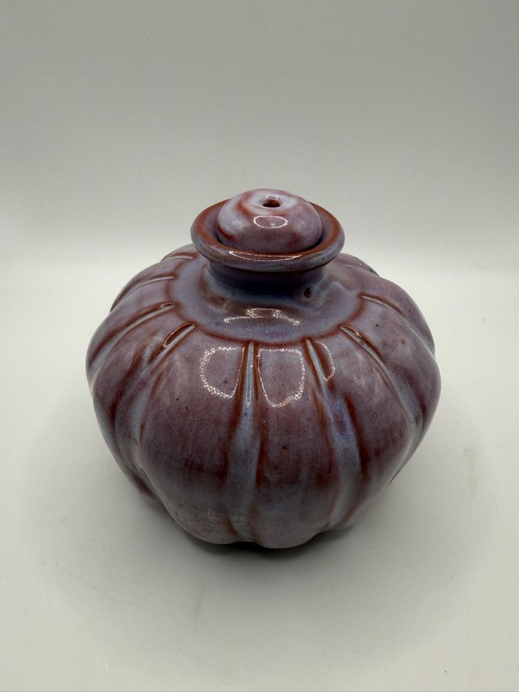 Purple Pottery With Stopper