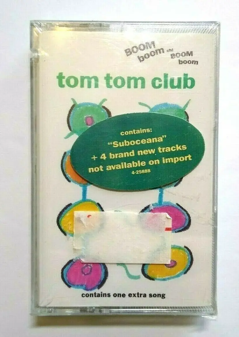 Tom Tom Club Boom Boom Chi Boom Boom SEALED Cassette Tape Album Talking Heads