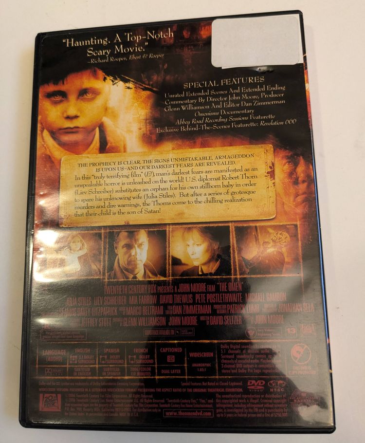 The Omen (2000, DVD)
