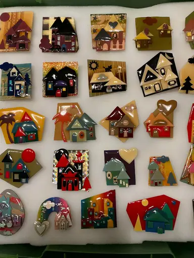 Annesyesteryear Pop Up Jewelry Show New Today Lucinda Houses, Copper, Bling Blings And More