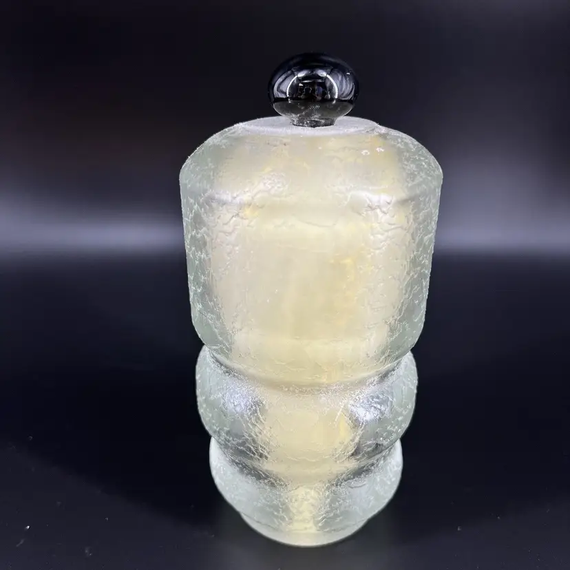 Robert Eickholt Art Glass Acid Etched Perfume Bottle Stopper