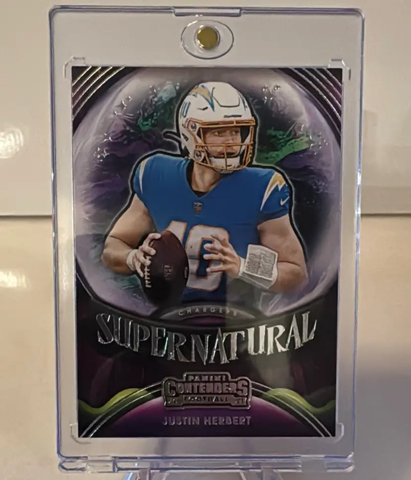 2021 Panini Contenders Justin Herbert Supernatural #SN-JHE
