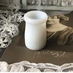 Vintage Milk Glass Single Creamer