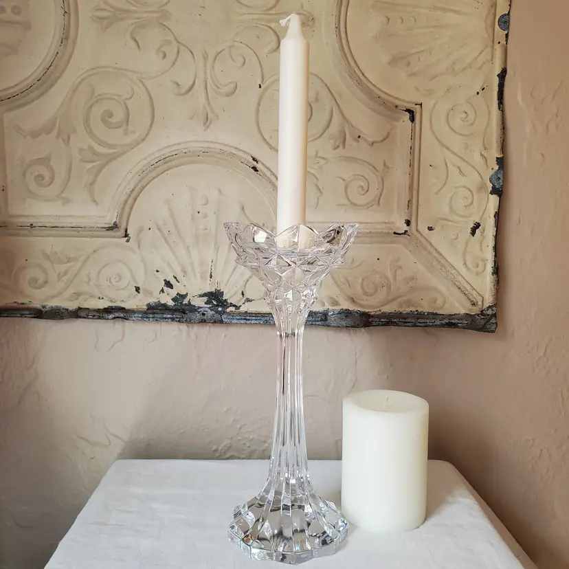 Mikasa Royal Crown Lead Crystal Candle Holder
