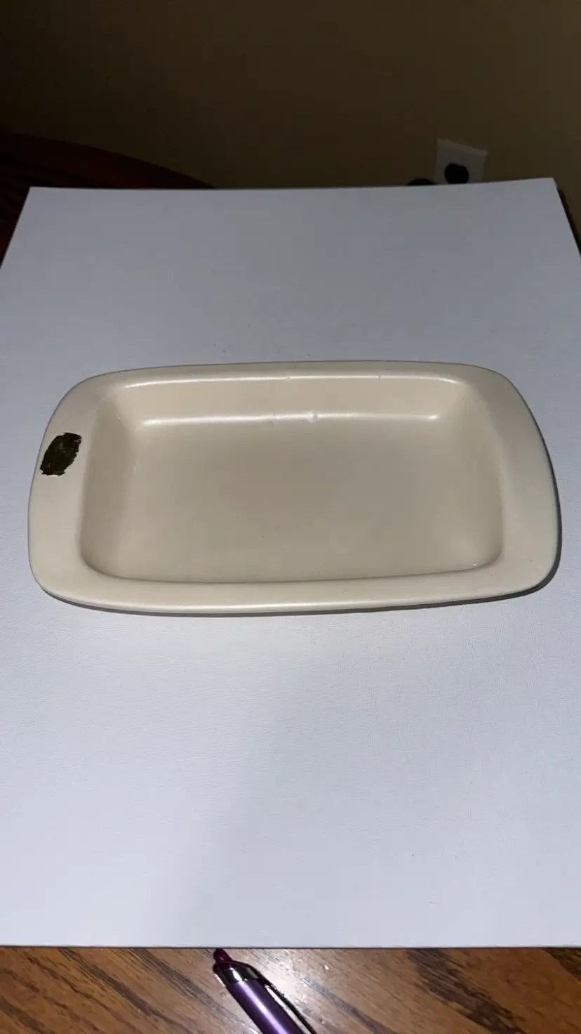 Haeger Rectangle Tray Ivory/Cream, 3881, USA, 10”