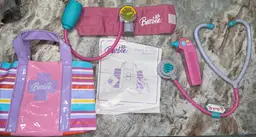 VINTAGE BARBIE CHECK UP TIME DOCTOR KIT – WORKING HEARTBEAT STETHOSCOPE
