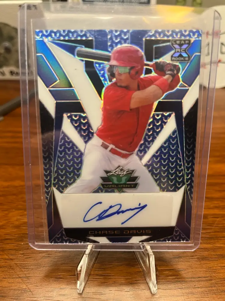 Chase Davis Auto - Leaf Valiant 1/8