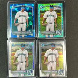 Yorger Bautista 1st BC Base, Sapphire, Mojo, Mojo /299