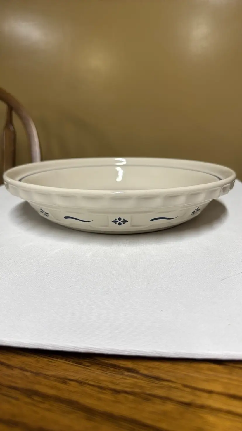 Longaberger Blue Pie Plate