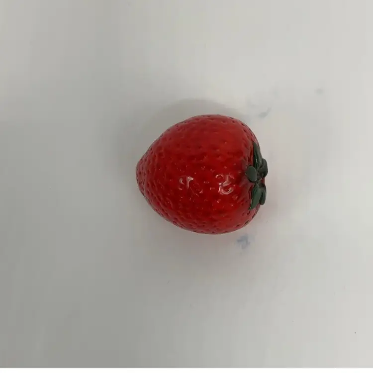 Vintage Orient And Flume Strawberry Paperweight