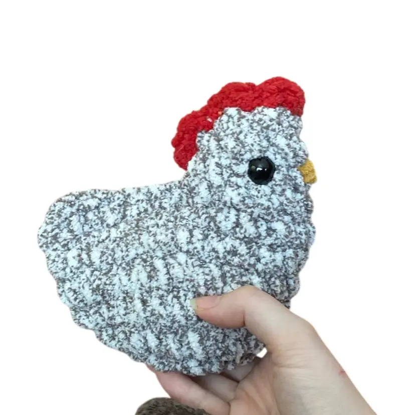 Crocheted Chicken 5” X 5”