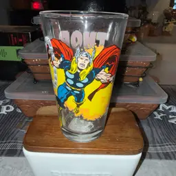 Vtg DC N Marvel Toon Tumblers