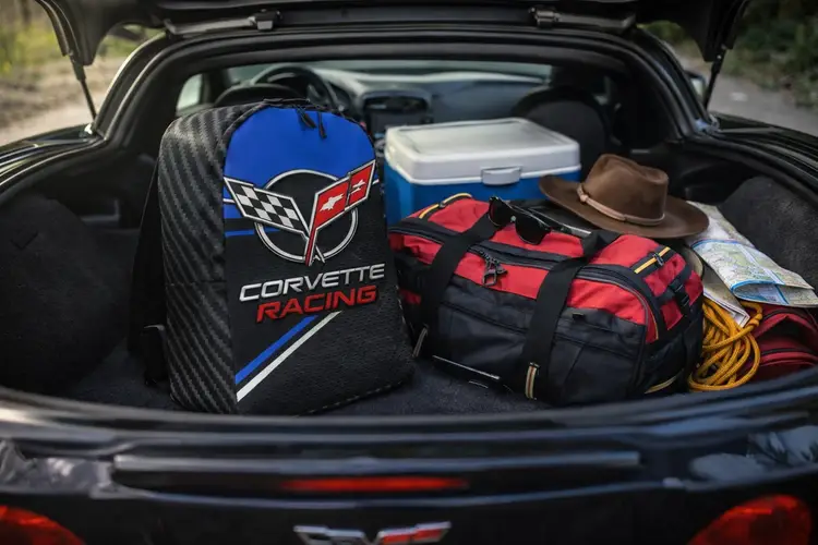 Cobalt Blue Corvette Racing Backpack – Premium Performance Travel & Gear Bag