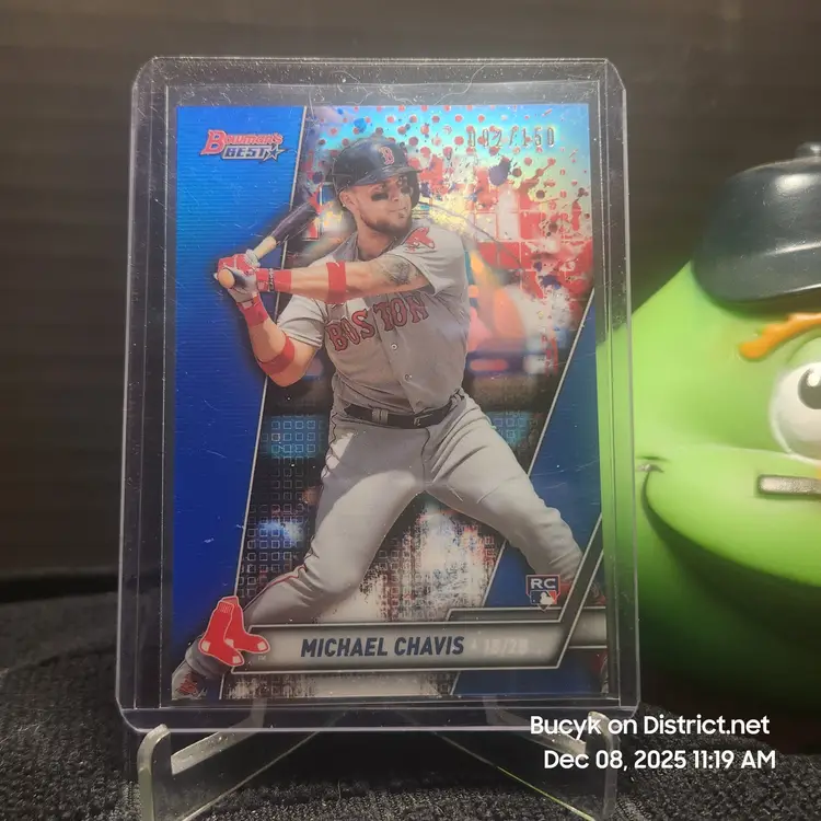 2019 Bowman's Best Blue - Michael Chavis Boston Red Sox 92/150