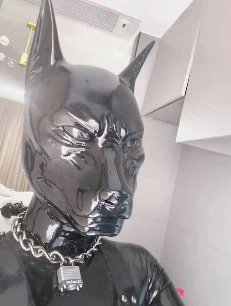 Anubis Silicone Dog Hood Mask