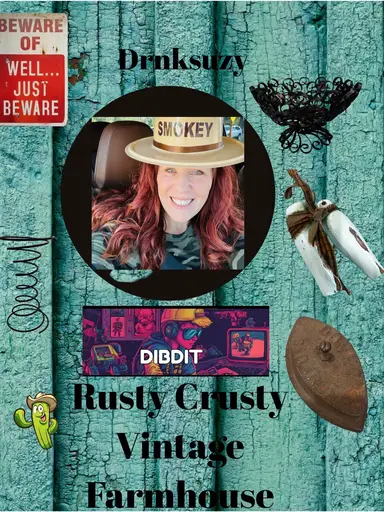 Rusty Crusty Vintage Farmhouse Decor! Pop Up! 