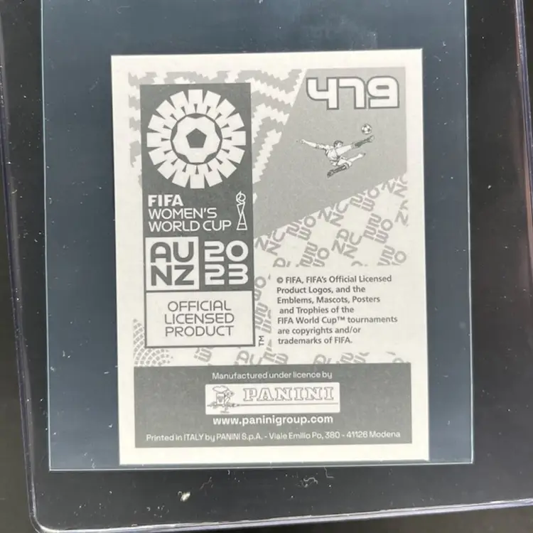 Italy Crest 2023 Panini Women’s World Cup Sticker Italy Soccer Card