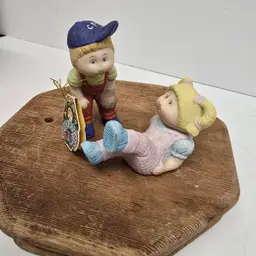 Vintage Bisque Cabbage Patch Kids Figurines 1984