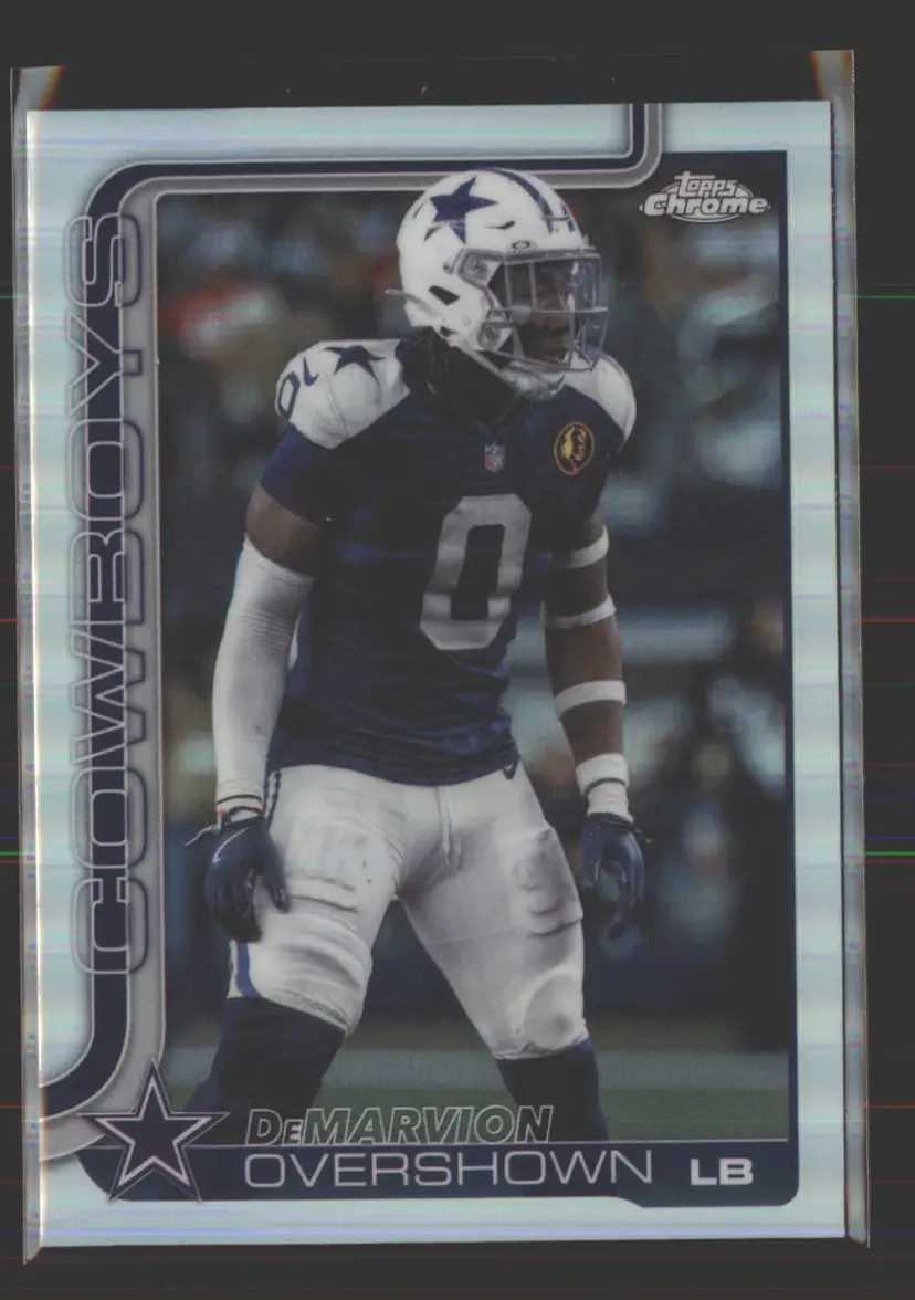 Demarvion Overshown 2025 Topps Chrome Refractor #78 - (142) - Dallas Cowboys