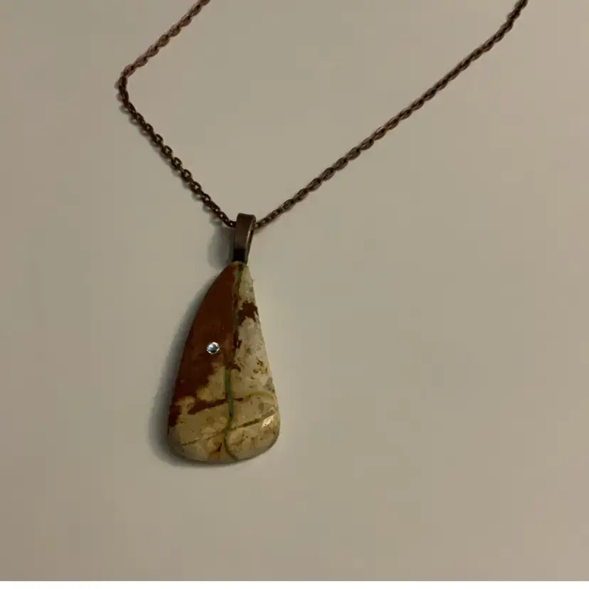 Royston Ribbon Turquoise Pendant Made By Me