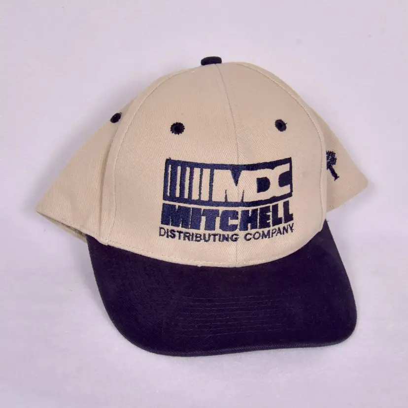 Vintage MDC MITCHELL Distributing Company Adjustable Hat Embroidered