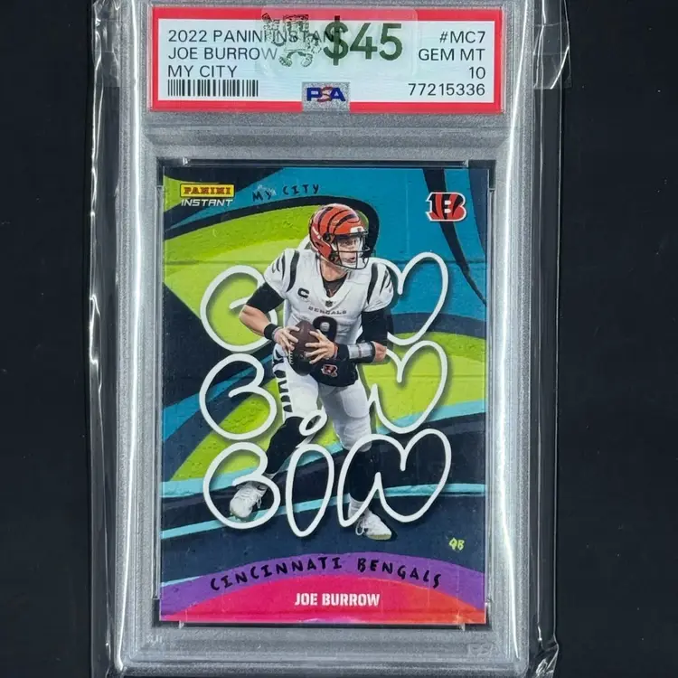 2022 Panini Instant My City #MC-7 Joe Burrow Cincinnati Bengals PSA 10