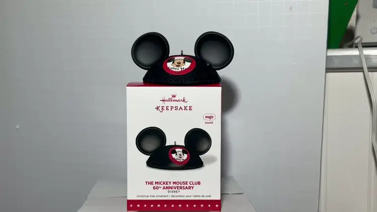 Hallmark Keepsake Disney The Mickey Mouse Club 60th Anniversary Magic Sound
