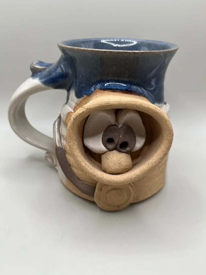 Vintage 3D Snorkler Stoneware Coffee/Tea Mug