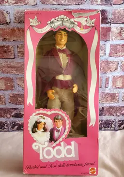 NOS Vintage 1982 Mattel Todd doll "Barbie and Ken's Handsome Friend"