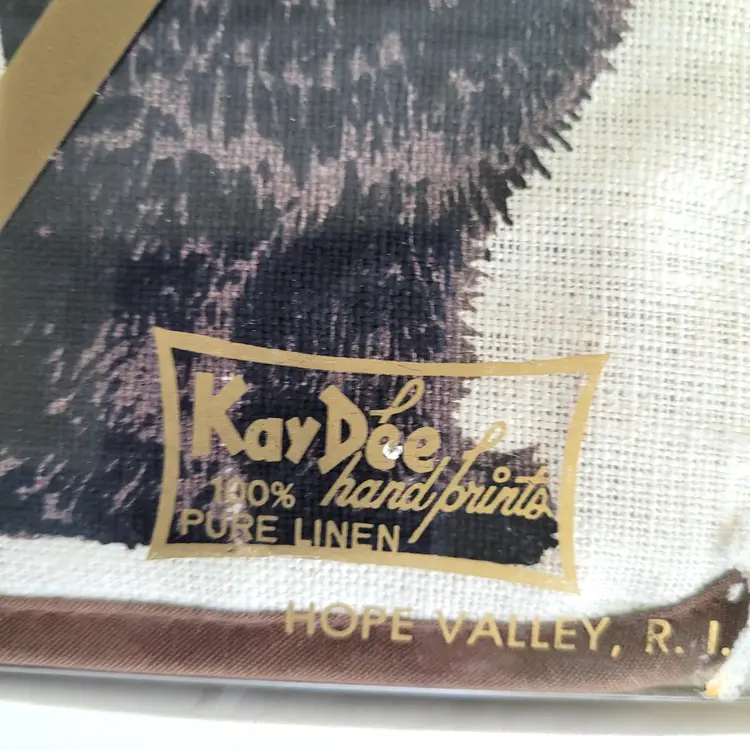 70s/80s Deadstock Kitty Cat Towel / Pot Holder set from Kay Dee Handprints