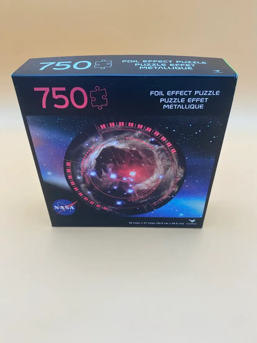 NASA 750-Piece Nebula Foul Effect Puzzle - Sealed Cardinal