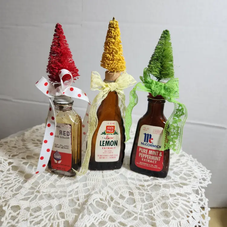 3 Christmas Bottles