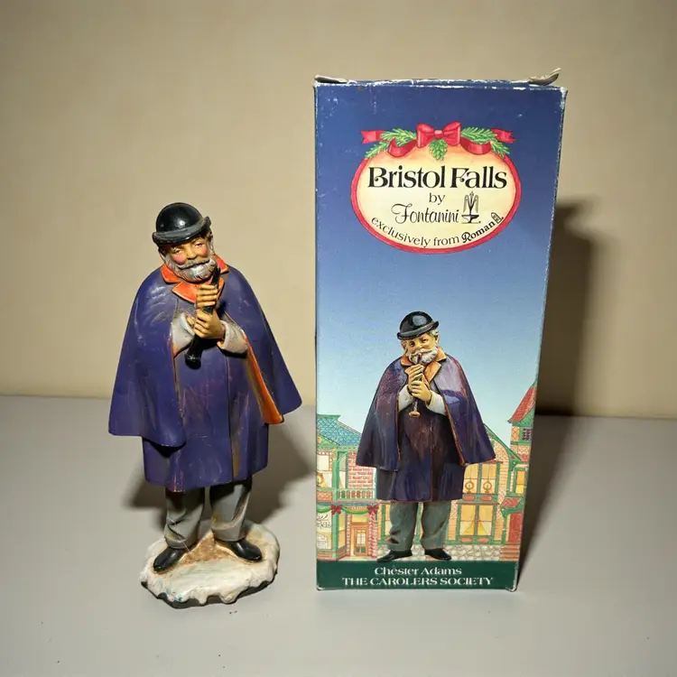 Fontanini Bristol Falls The Carolers Society Chester Adams 1992