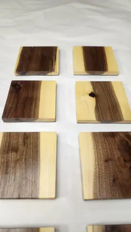 Black Walnut Coaster Set Of 4