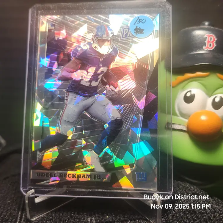 2018 Panini Nationals VIP Cracked Ice - Odell Beckham Jr. New York Giants 9/50