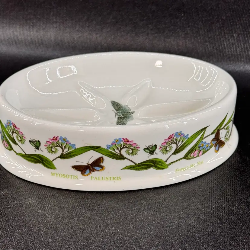 Vintage Portmeirion Botanic Garden Oval Soap Dish