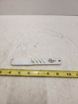 PAMPERED CHEF White Adjustable Measuring Spoon TABLESPOON